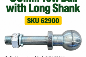 Hayes 50mm long shank tow ball for farm use SKU 62900