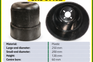 Post hole digger auger guard – SKU 91402