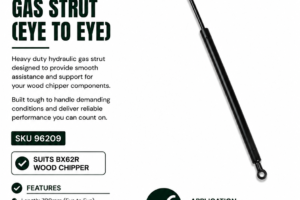 6" Hydraulic Woodchipper gas strut (700mm eye to eye)