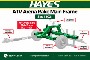 ATV Arena Rake Main Frame