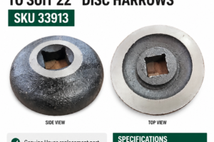 Axle End Stop suit 22 Disc Harrows