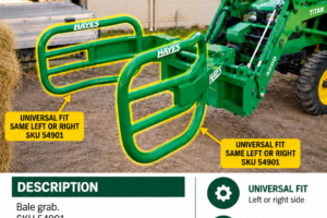Bale Grab - Silage Soft Hands SPARE ARM (same for Left or Right)
