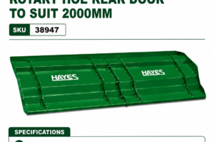 Rear door 2000 - Extra Heavy Duty Rotary Hoe (2 pieces)