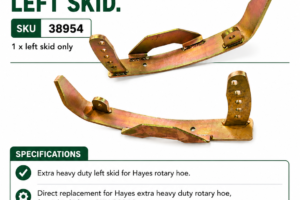 Skid - Extra Heavy Duty Rotary Hoe (LEFT SIDE)