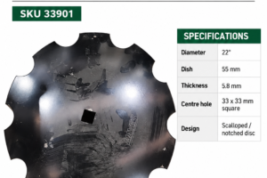 Spare 22" Disc - Disc Harrow
