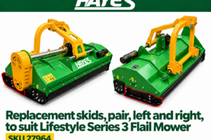 Replacement left and right skids pair for Lifestyle Series 3 Flail Mower