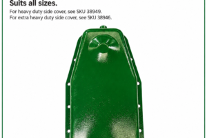 Hayes medium duty rotary hoe side gear cover, SKU 38948, suits all sizes