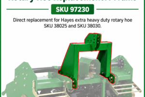 Extra heavy duty rotary hoe replacement A-frame SKU 97230